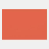 Cinnabar Solid Color | Klassiek | Elegant Inpakpapier Vel (Voorkant)