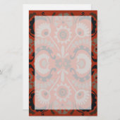 Cinnabar Suzani I Briefpapier (Voorkant / Achterkant)