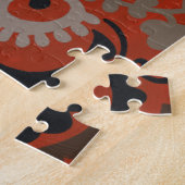 Cinnabar Suzani I Legpuzzel (Zijkant)