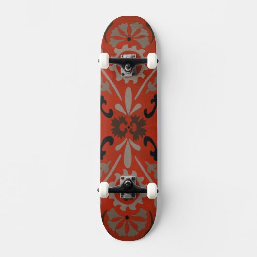 Cinnabar Suzani I Skateboard (Voorkant)