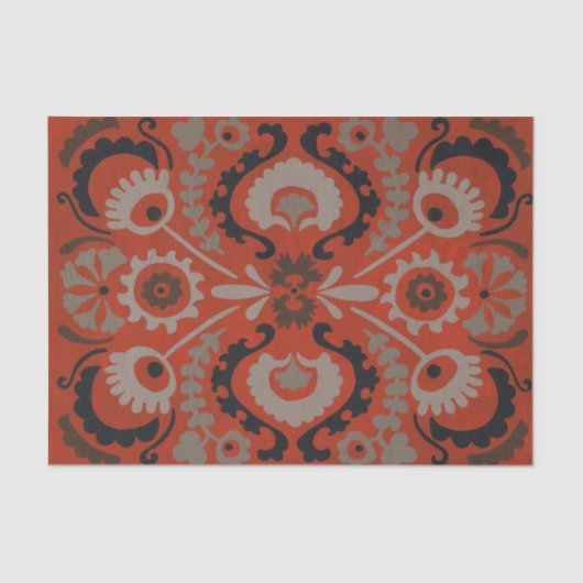 Cinnabar Suzani I Tissuepapier (Voorkant)