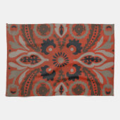 Cinnabar Suzani II Theedoek (Horizontaal)