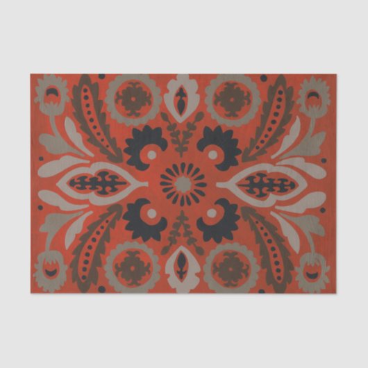 Cinnabar Suzani II Tissuepapier (Voorkant)