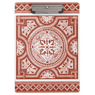 Cinnabar Woodblock IV Klembord