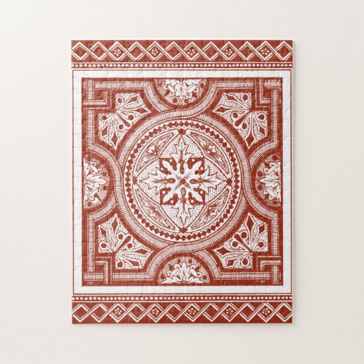 Cinnabar Woodblock IV Legpuzzel (Verticaal)