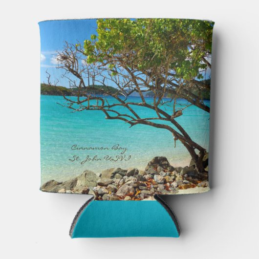 Cinnamon Bay St. John USVI gepersonaliseerde Koelb Blikjeskoeler (Voorkant)