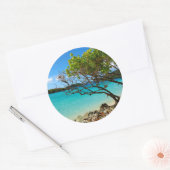 Cinnamon Bay St. John USVI ronde Sticker (Envelop)