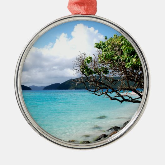 Cinnamon Bay (St. Thomas, USVI) Metalen Ornament (Voorkant)