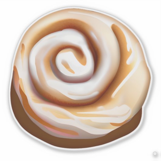Cinnamon Bun/Cinnamon Roll met Icking Sticker (Voorkant)