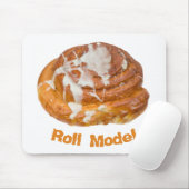 Cinnamon Bun Roll Model Muismat (Met muis)