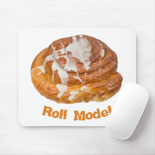 Cinnamon Bun Roll Model Muismat (Met muis)