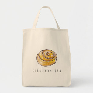Cinnamon Bun swedish Kanelbulle Funny Tote Bag