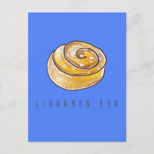 Cinnamon Buns Cinnamon Rolls Coffee Fika Briefkaart (Voorkant)