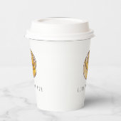 Cinnamon Buns Cinnamon Rolls Coffee Fika Papieren Bekers (Links)