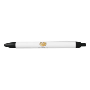 Cinnamon Buns Cinnamon Rolls Coffee Fika Zwarte Inkt Pen
