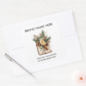 Cinnamon & Citrus Design | Christmas Candle Labels (Envelop)