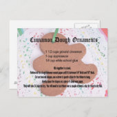 Cinnamon Dough Ornament Briefkaart (Voorkant / Achterkant)