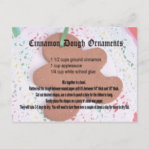 Cinnamon Dough Ornament Briefkaart