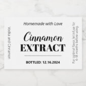 Cinnamon Extract Modern Label Sticker VLL1rt (Enkel label)