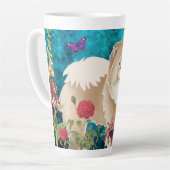 CINNAMON/FAWN-GINKGO CHOW- Latte Mug (Angle gauche)