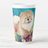 CINNAMON/FAWN-GINKGO CHOW- Latte Mug (Devant)