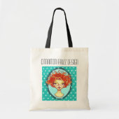 Cinnamon Frizz Design Logo Canvas tas (Voorkant)