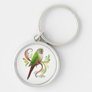 Cinnamon Green Cheek Conure Sleutelhanger