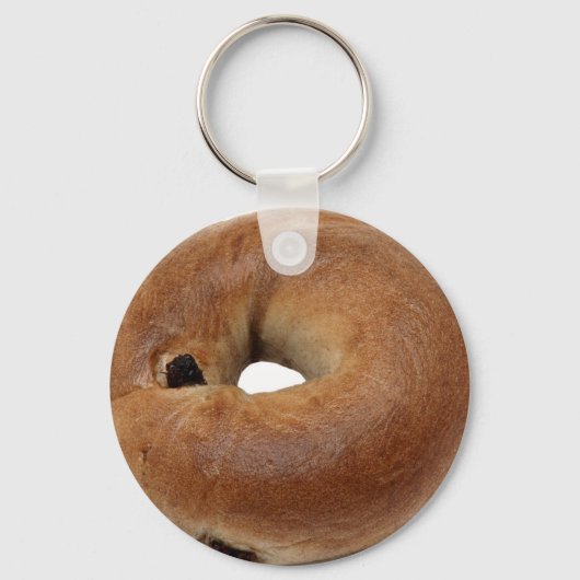 Cinnamon Raisin Bagel Sleutelhanger (Voorkant)