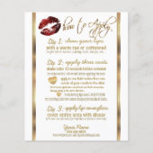 Cinnamon Red Glitter 💋 Instructies 2 Flyer (Voorkant)