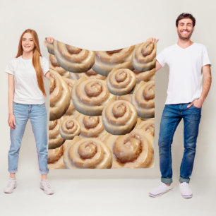 Cinnamon Roll Bliss Fleece Deken