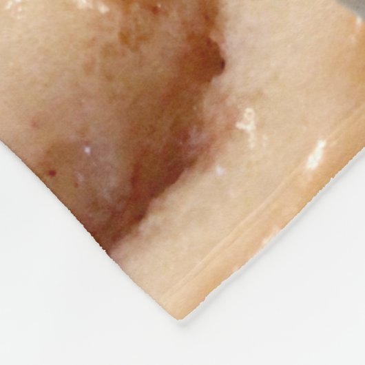 Cinnamon Roll Bliss Fleece Deken (Hoek)