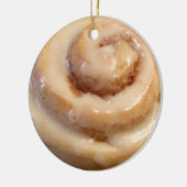 Cinnamon Roll Bliss Keramisch Ornament (Links)