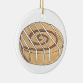 Cinnamon Roll Bun Pastry Chef Bakery Cafe Keramisch Ornament (Rechts)