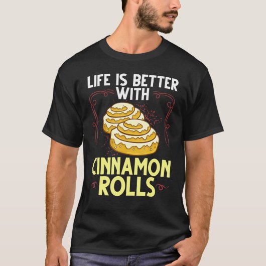 Cinnamon Roll Buns Recipe Gluten Free Keto 3 T-shirt (Voorkant)