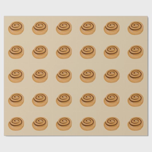Cinnamon Roll Cadeaupapier (Vlak)