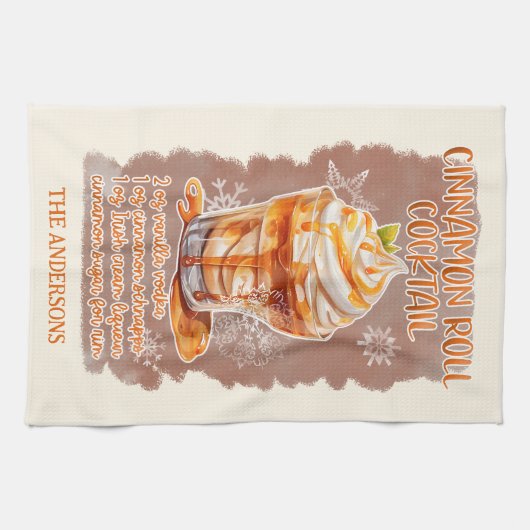 Cinnamon Roll Christmas Cocktail Recept Aangepast Theedoek (Horizontaal)