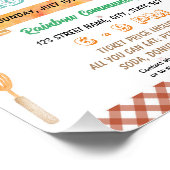 Cinnamon Roll Fundraiser school sjabloon Foto Afdruk (Hoek)