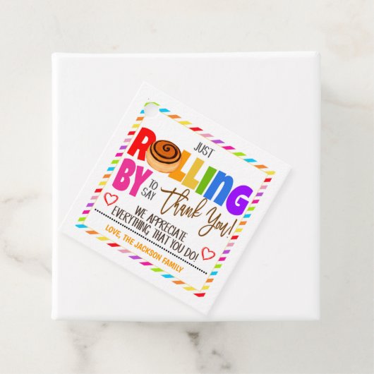 Cinnamon Roll Gift Label (In situ)