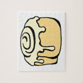 Cinnamon Roll Honey Bun Cartoon Design Legpuzzel (Verticaal)