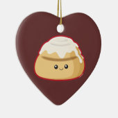 Cinnamon Roll Keramisch Ornament (Rechts)