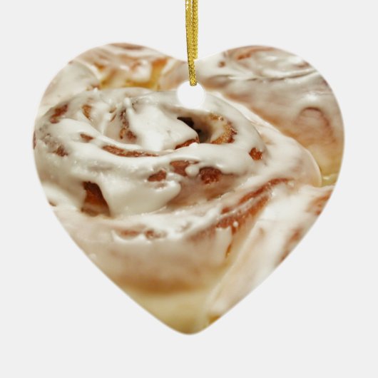 Cinnamon Roll Keramisch Ornament (Voorkant)