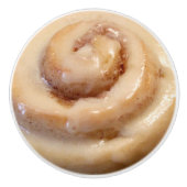 Cinnamon Roll Keramische Knop (Voorkant)