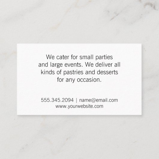 Cinnamon Roll | Mengmachine Visitekaartje (Achterkant)