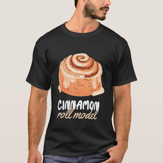 Cinnamon Roll Models Cinnamon Roll Baking T-shirt (Voorkant)