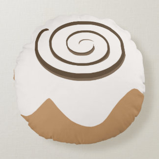 Cinnamon Roll Pillow Rond Kussen