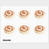 Cinnamon Roll Ronde Sticker (Vel)