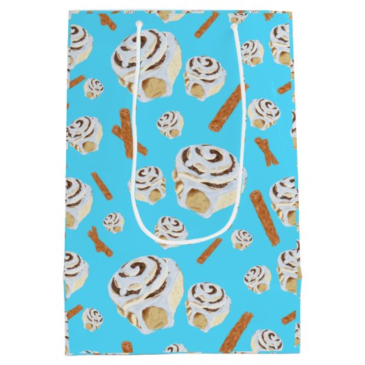 Cinnamon Rolls and Sticks Gift Bag Medium Cadeauzakje (Achterkant)