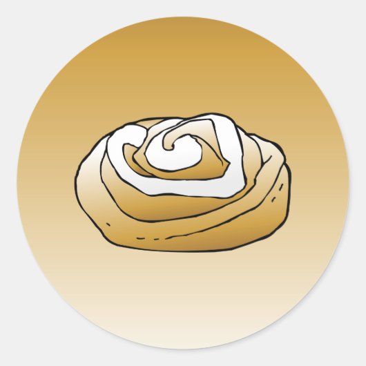 Cinnamon Rolls Classic Round Sticker (Voorkant)