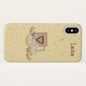 Cinnamon Rolls iPhone X Coque (Dos (Horizontal))