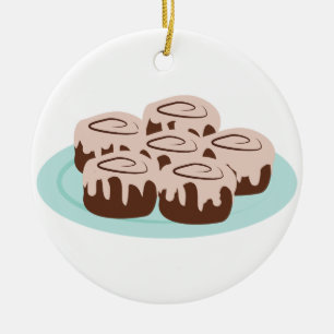 Cinnamon Rolls Keramisch Ornament